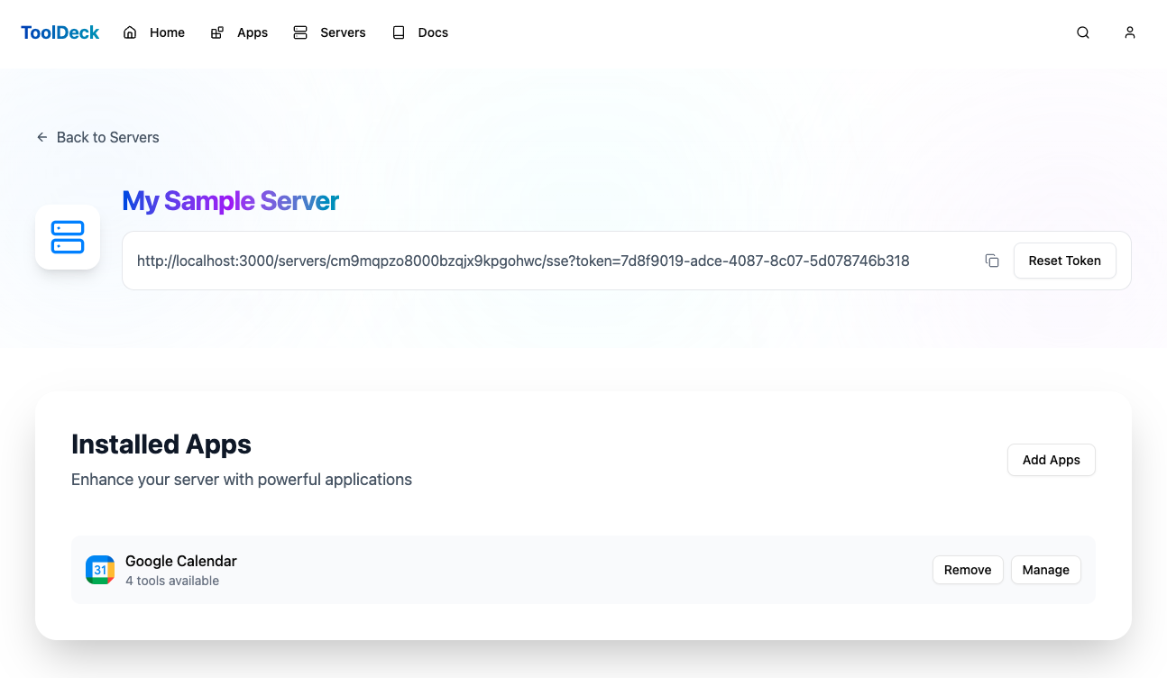 Server View